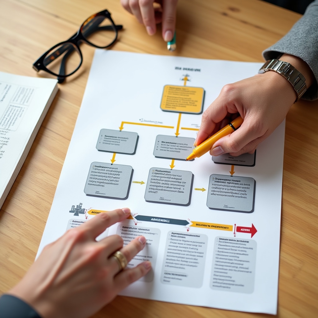 Detailed diagram showing legal structure and participant relationships in collective real estate investment projects